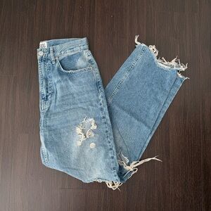 Urban Outfitters BDG Baggy Wide Leg Distressed Jeans